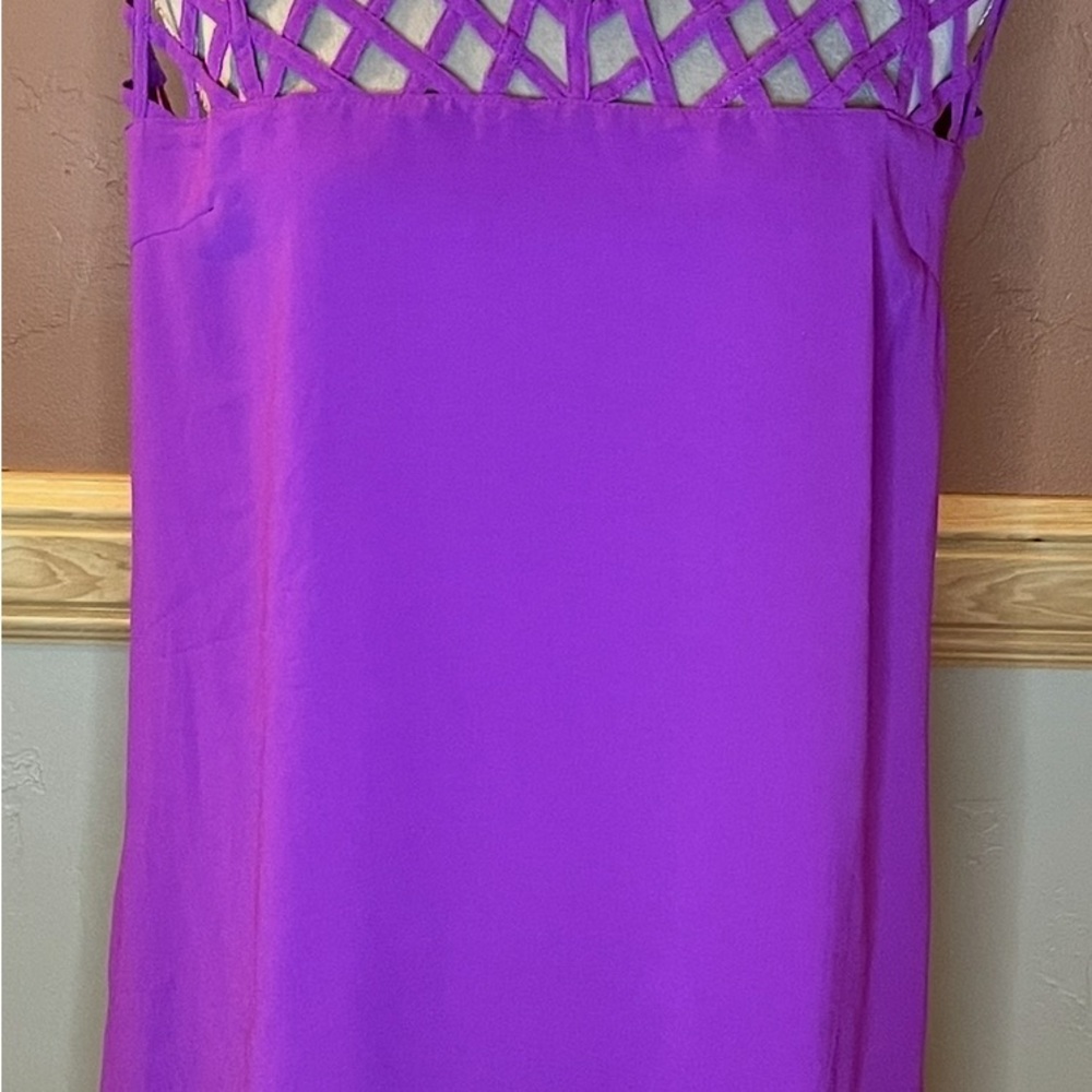City Chic Vibrant Crosshatch Top